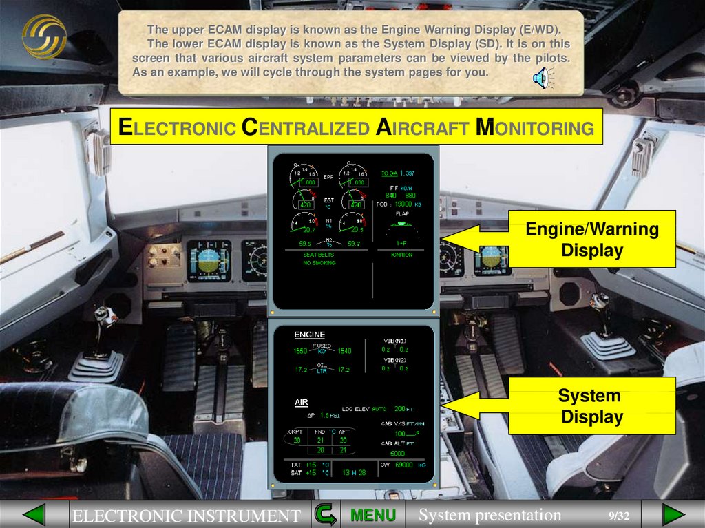 سیستم ECAM در هواپیما